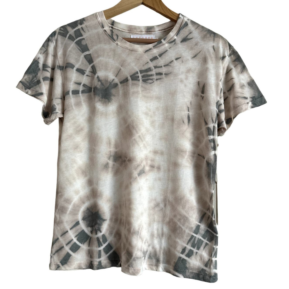 LACAUSA By Anthropologie Kai Tee-Patchouli Tie Dye-XS-NWT